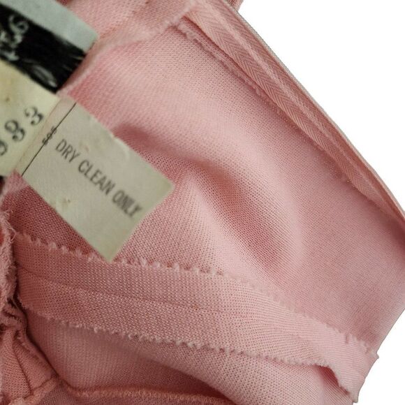 Vintage 60 Bleeker Street Mod Dress Womens Small Pink Fitted Sleeves - Picture 10 of 10